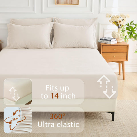 MUXHOMO flat sheet 66x96 for easy layering