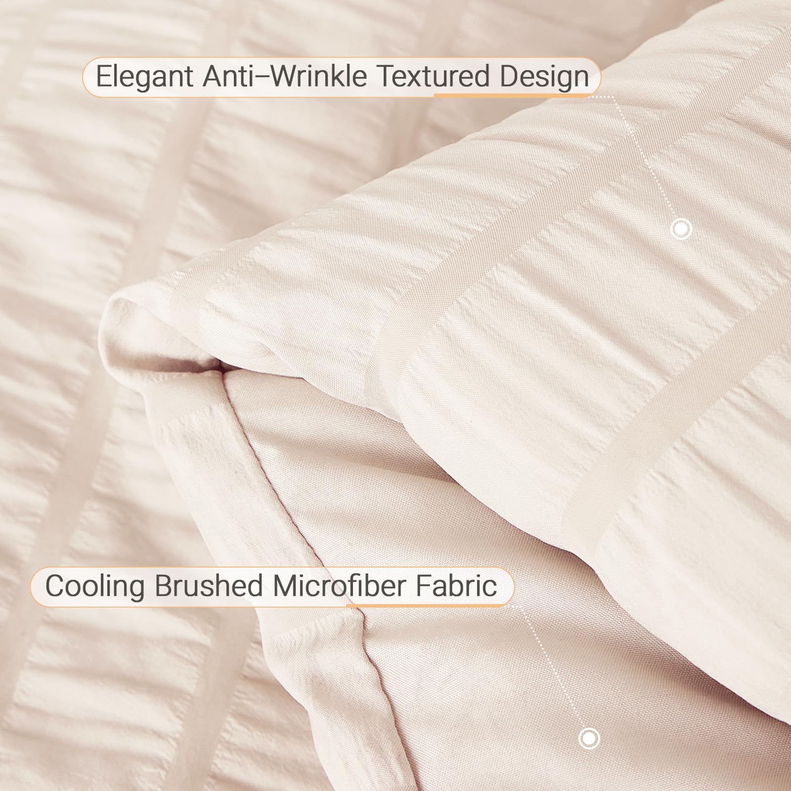 MUXHOMO flat sheet 81x96 provides full-coverage comfort.