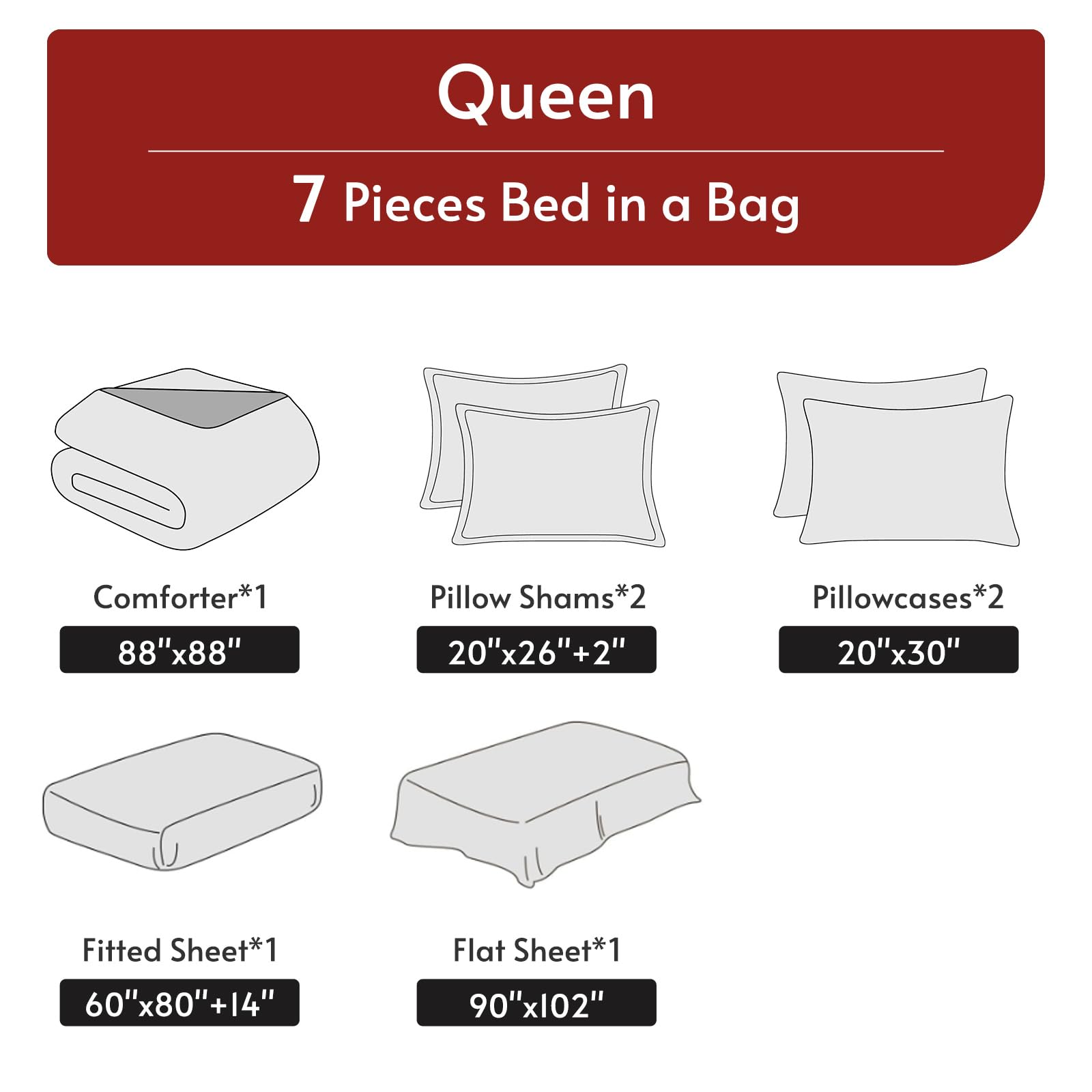 MUXHOMO Flat Sheet 90x102 offers ample coverage.