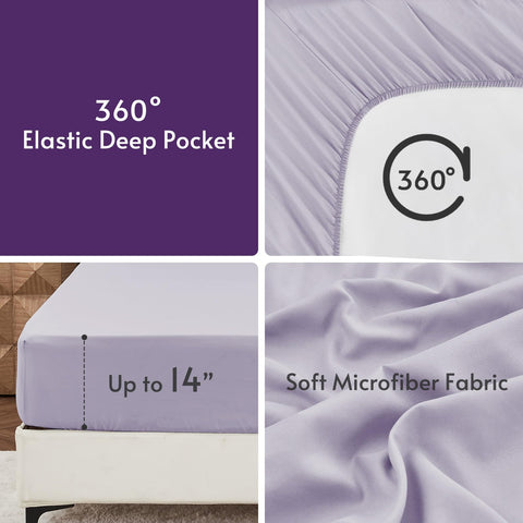 MUXHOMO flat sheet provides a smooth top layer for comfort