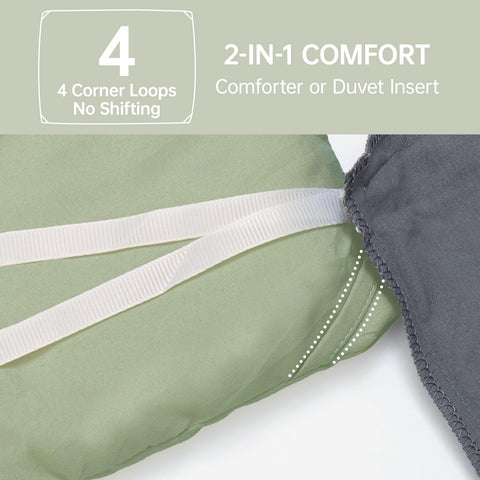 MUXHOMO Green Queen care label, machine washable and durable wash cycle