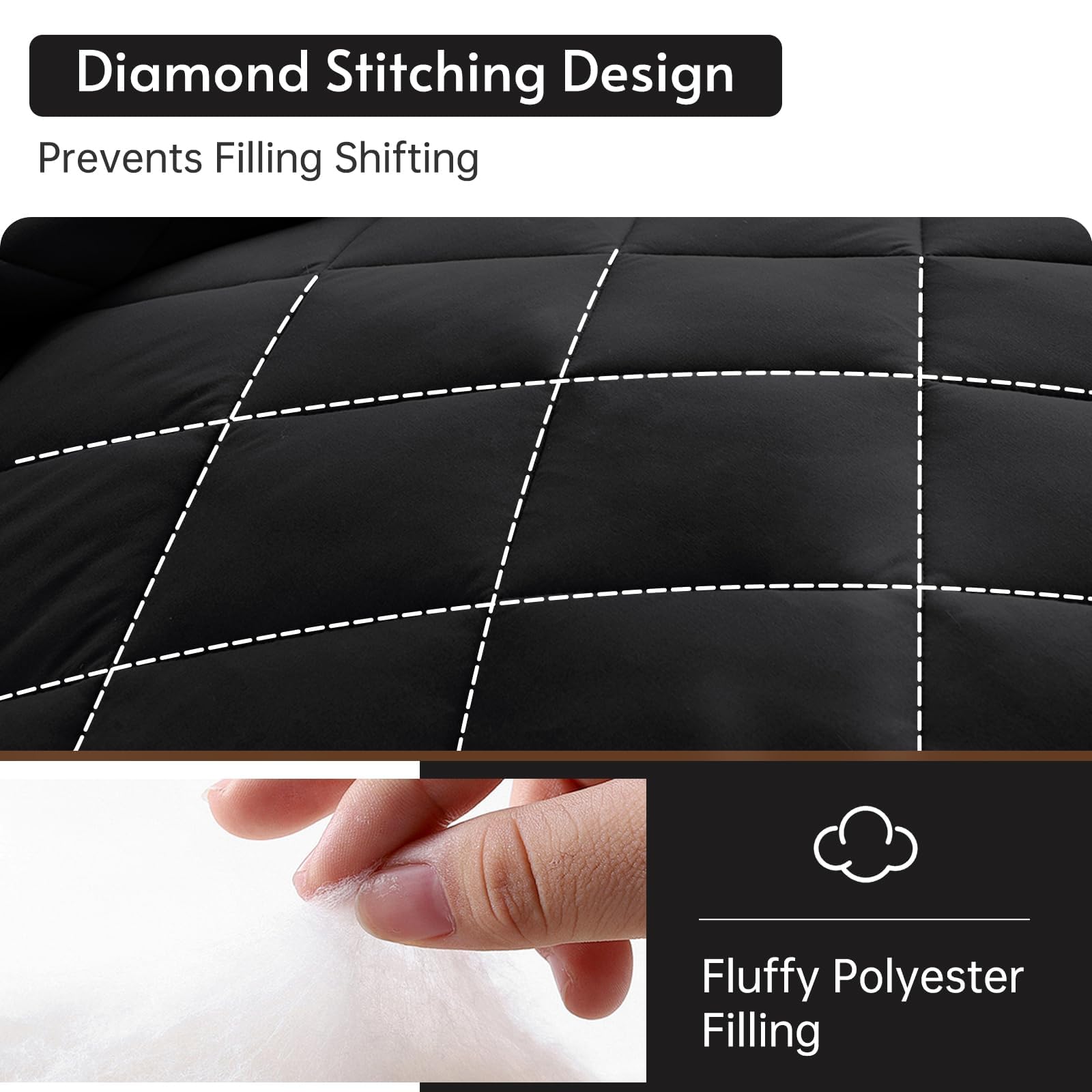 MUXHOMO pillow shams 20x26 create a polished, hotel-like look on the bed.