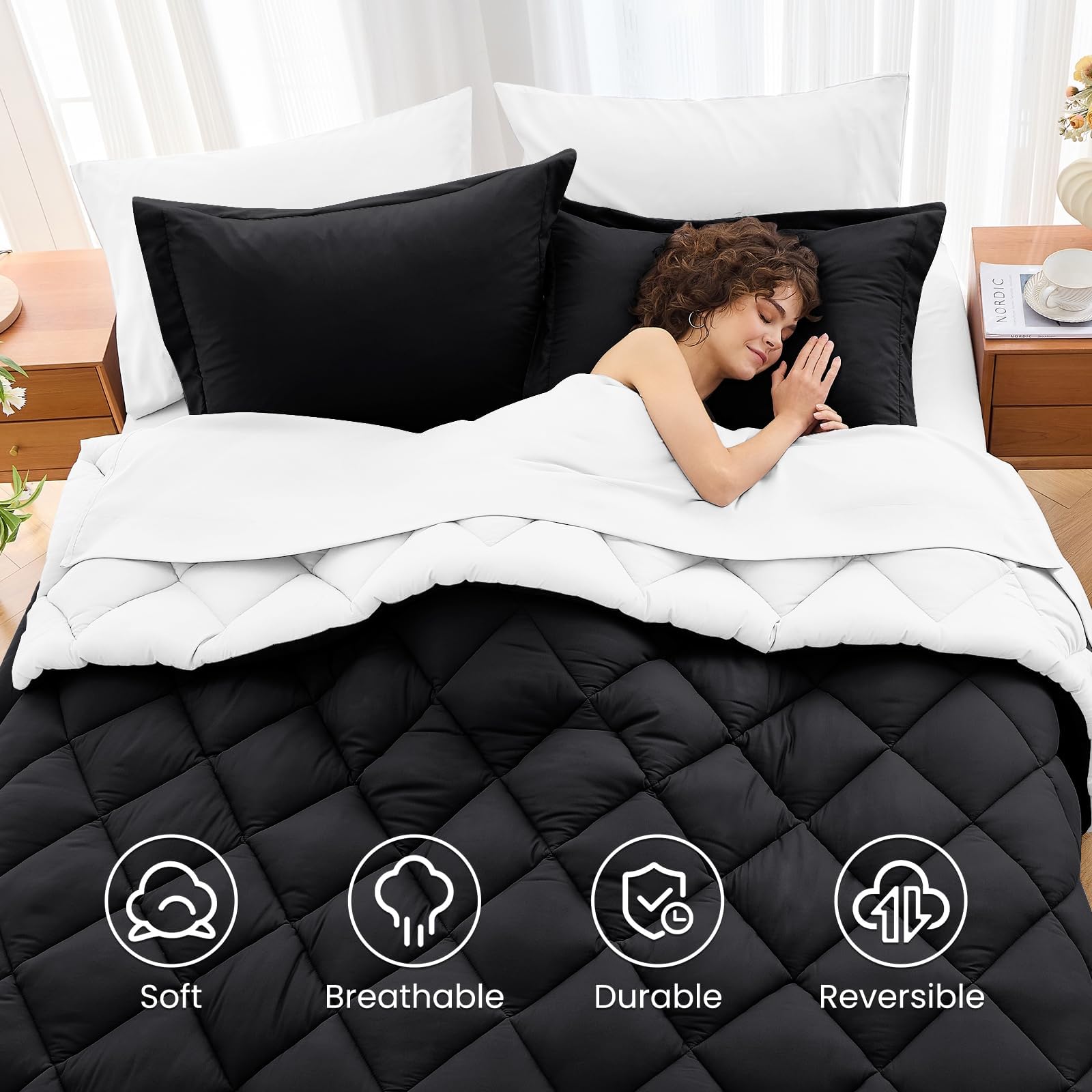 MUXHOMO pillowcases 20x30 feature envelope closures for easy nightly use.