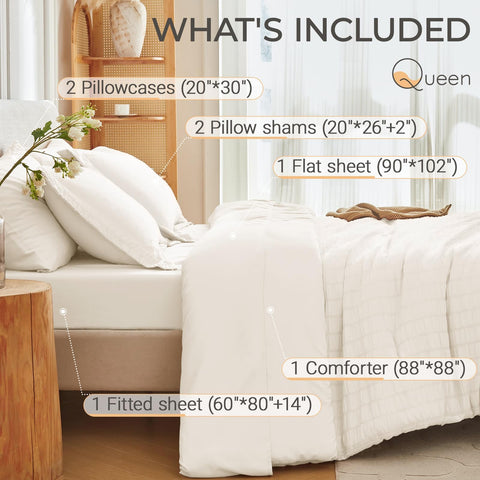 MUXHOMO queen flat sheet provides generous coverage for layered bedding.