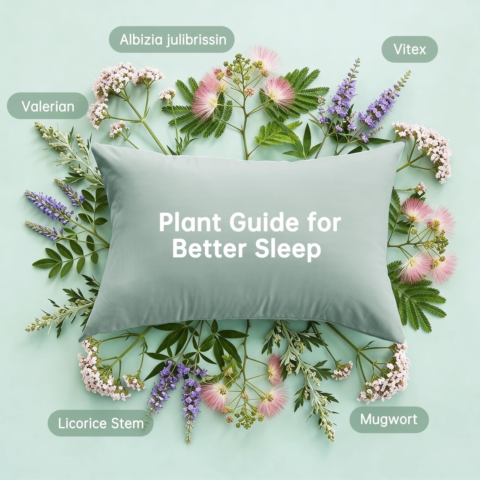 MUXHOMO Queen pillow sham 20x26 showing botanical design and cozy feel.
