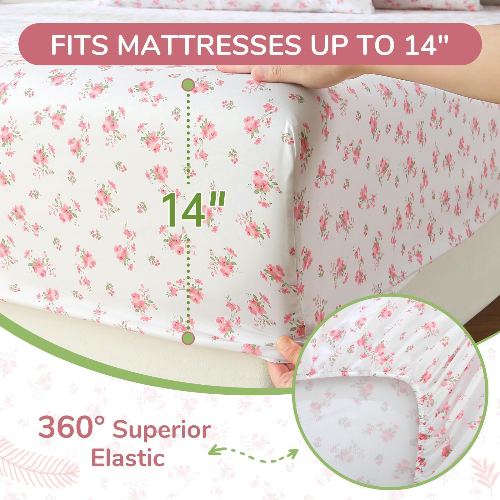 Wrinkle-free finish maintained after drying on MUXHOMO sheets.