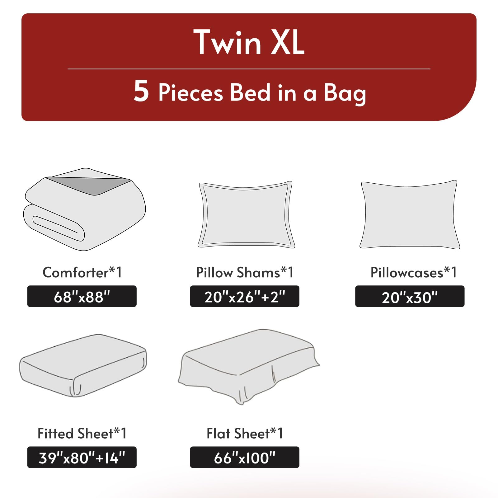 MUXHOMO envelope pillowcases keep pillows neatly in place