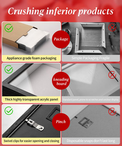 Included decorative pins secure photos and fabrics