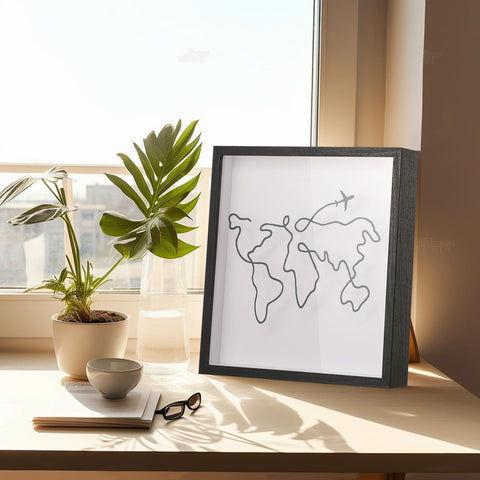 MUXIUNT Shadow Box available in 8-inch or 12-inch sizes