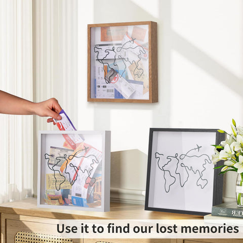 MUXIUNT Shadow Box top-loading frame for easy memory insertion