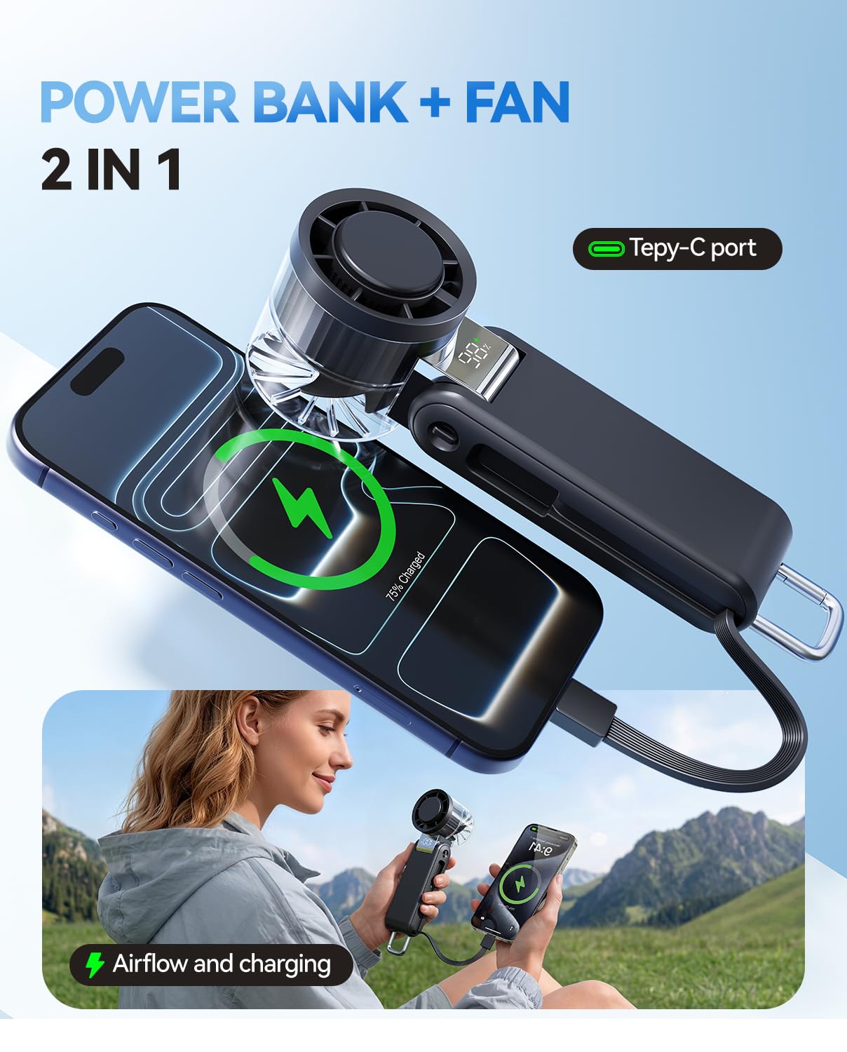 MUXNW 145-degree adjustable airflow for flexible positioning
