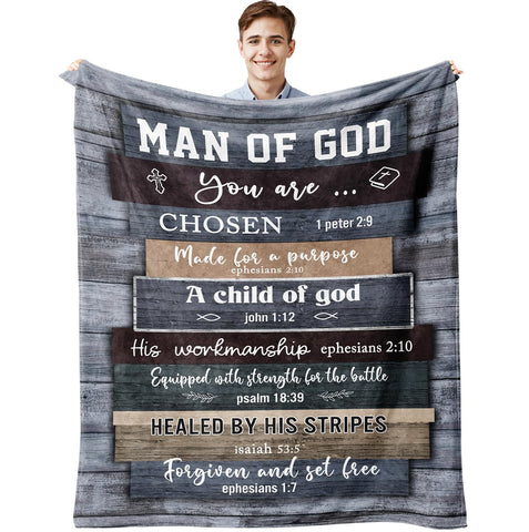 Muxuten christian gift blanket 60x50 offers warm coverage for devotion time.