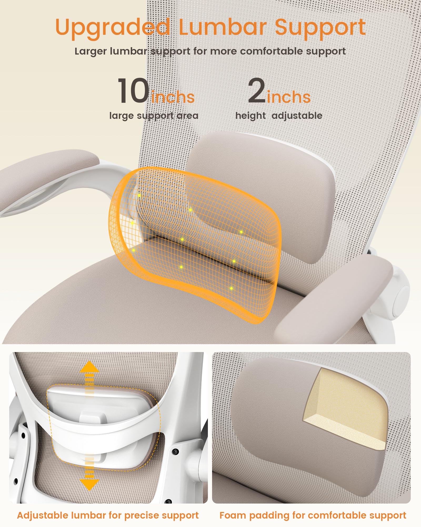 MUXX.STIL Seat with waterfall edge supports comfortable leg circulation during long sessions