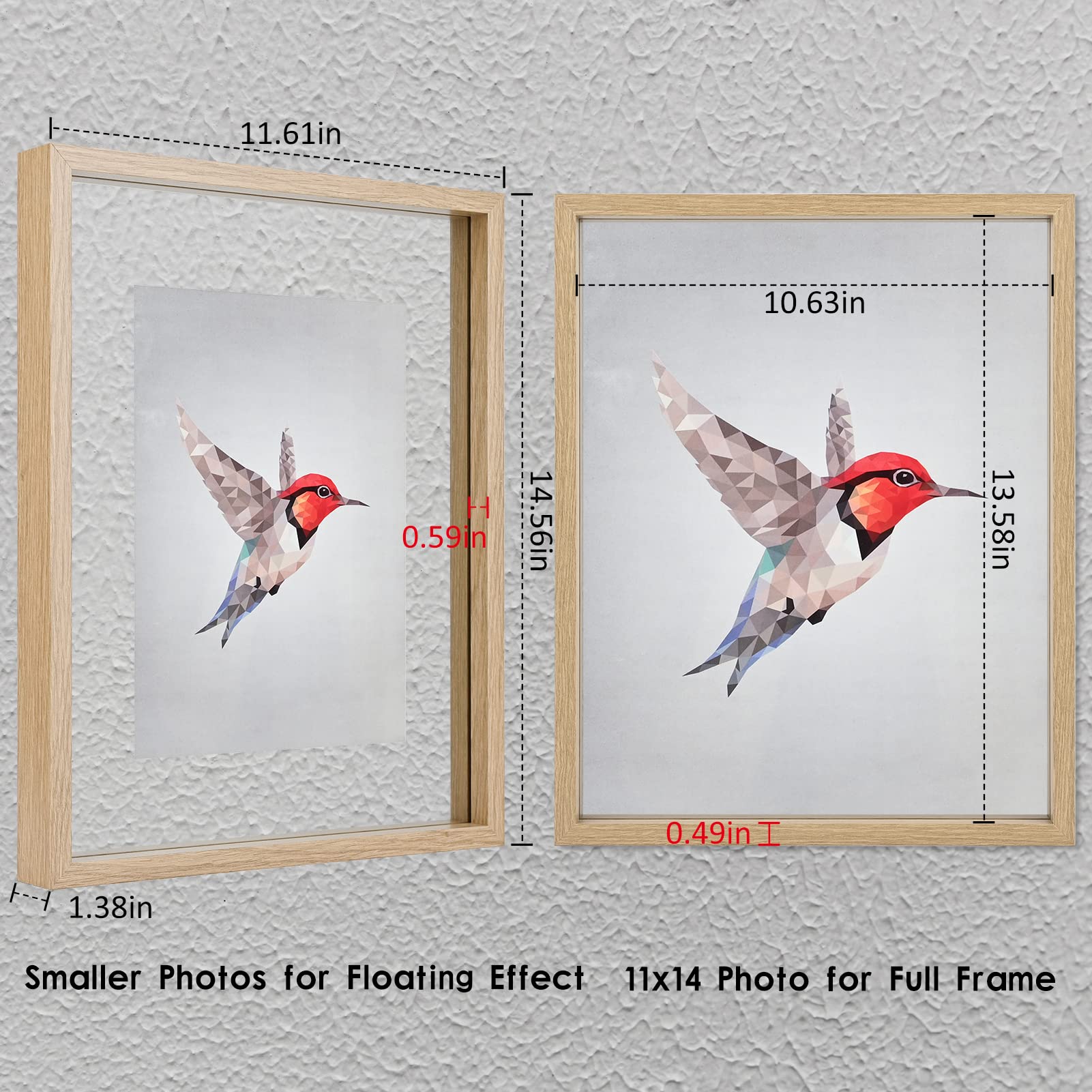 MUYE double glass close up protects memories and preserves clarity