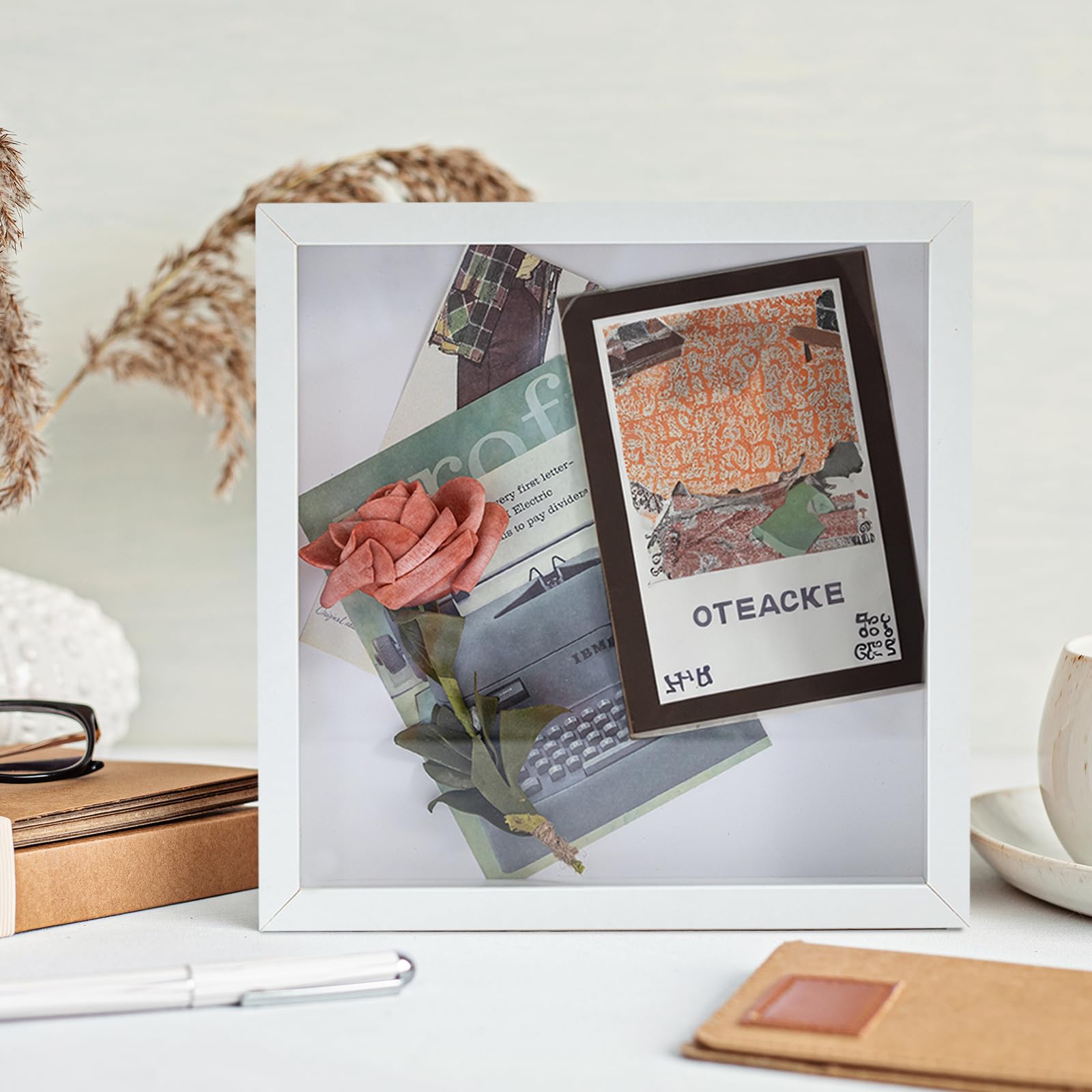 Muzilife shadow box suitable for tabletop or mantel