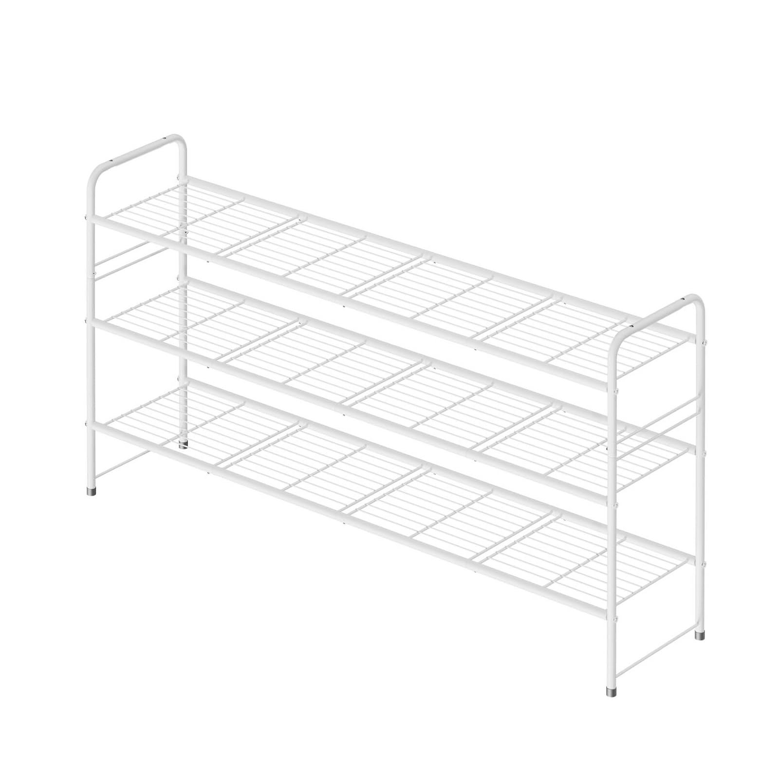 MWQ 3-Tier Shoe Rack dimensions display 11.85D x 46.5W x 23.78H.