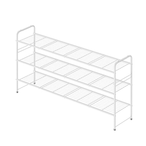 MWQ 3-Tier Shoe Rack dimensions display 11.85D x 46.5W x 23.78H.