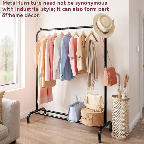 MWQ clothing rack bottom shelf storage for shoes and boxes