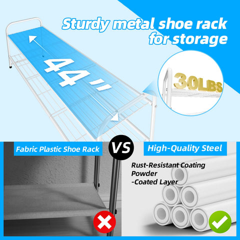 MWQ shoe rack in entryway demonstrates versatile hallway use.