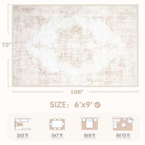 MXSANYOO area rug suitable for homes with pets and kids