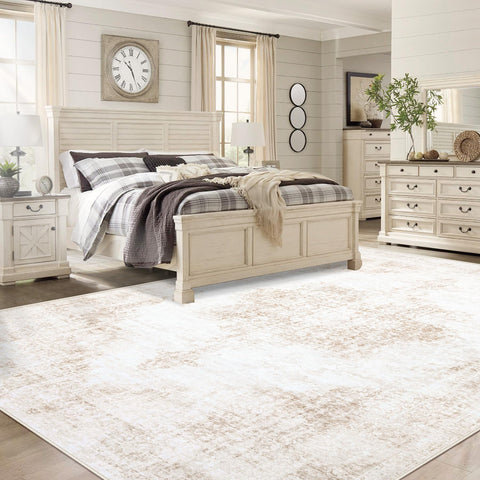 MXSANYOO soft low-pile rug; smooth underfoot and easy to vacuum.