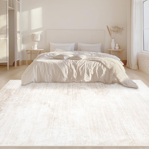 MXSANYOO washable rug close-up soft fibers ideal for comfortable family spaces.