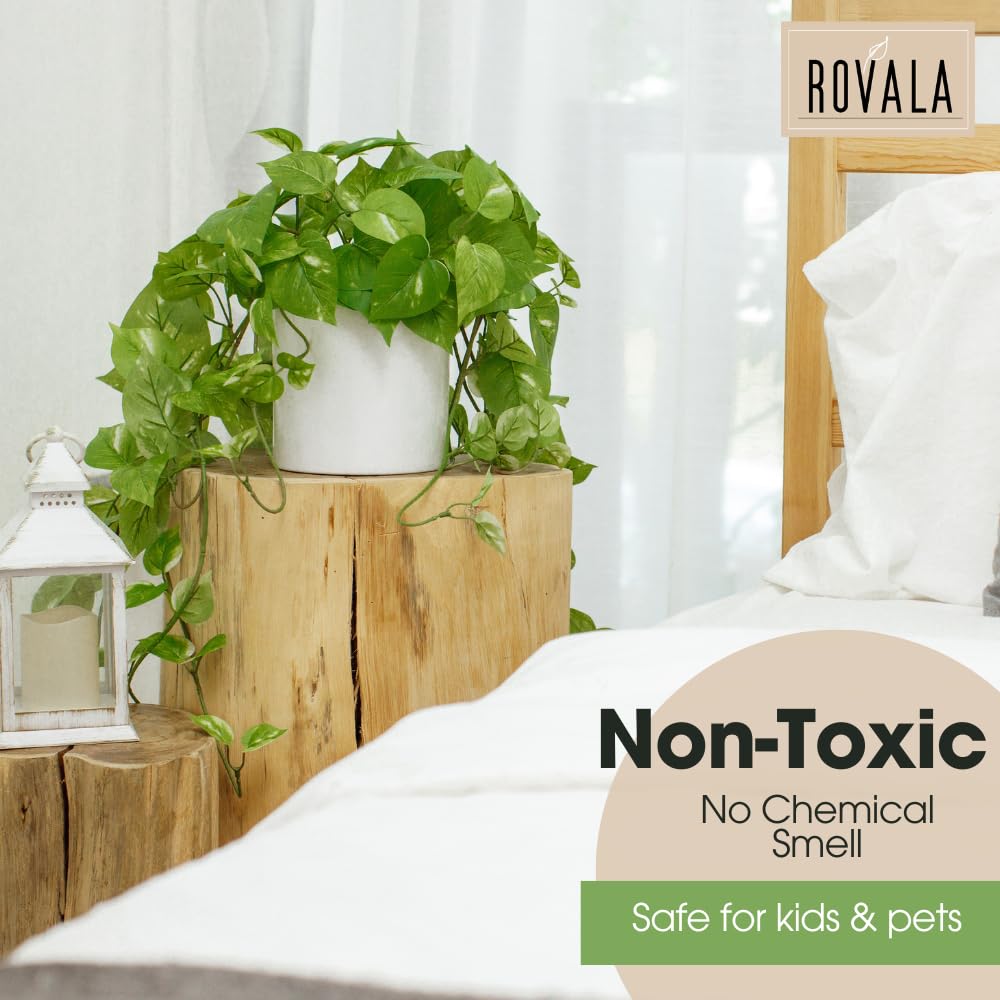 MY ROVALA draping vines creating texture on shelves and mantles