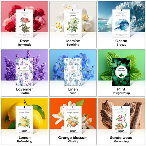 MYARO Car interior fragrance sachets maintain a pleasant cabin aroma.