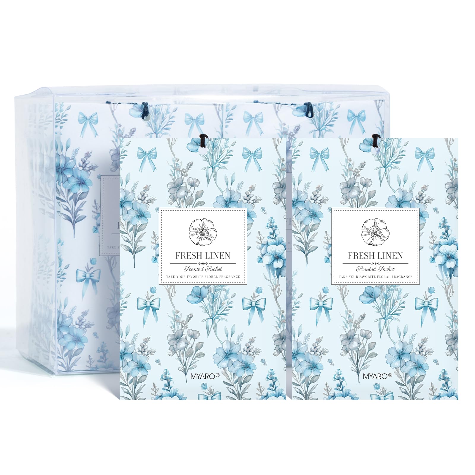MYARO Fresh Linen Sachets for drawers and closets deliver long-lasting, fresh fragrance.