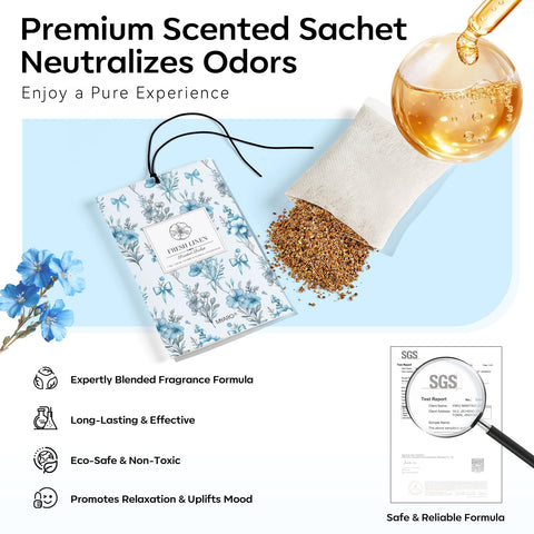 MYARO Odor-elimination sachets help refresh storage spaces and small rooms.