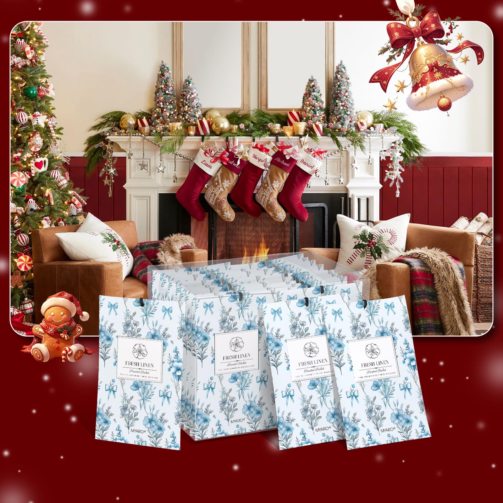 MYARO Pet-area sachets help keep common zones smelling fresh and cozy.