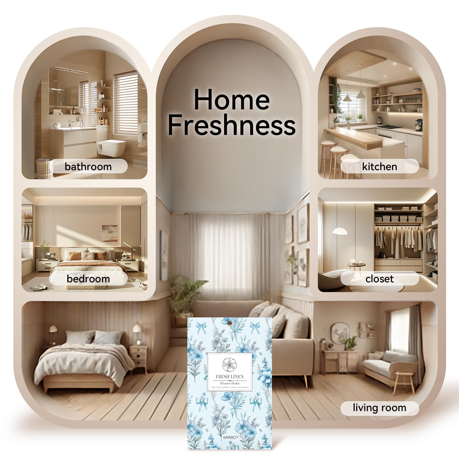 MYARO Storage sachets for boxes provide a subtle, lasting scent.