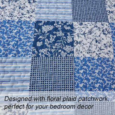 Mybedsoul blue quilt set on a stylish bed with reversible sides
