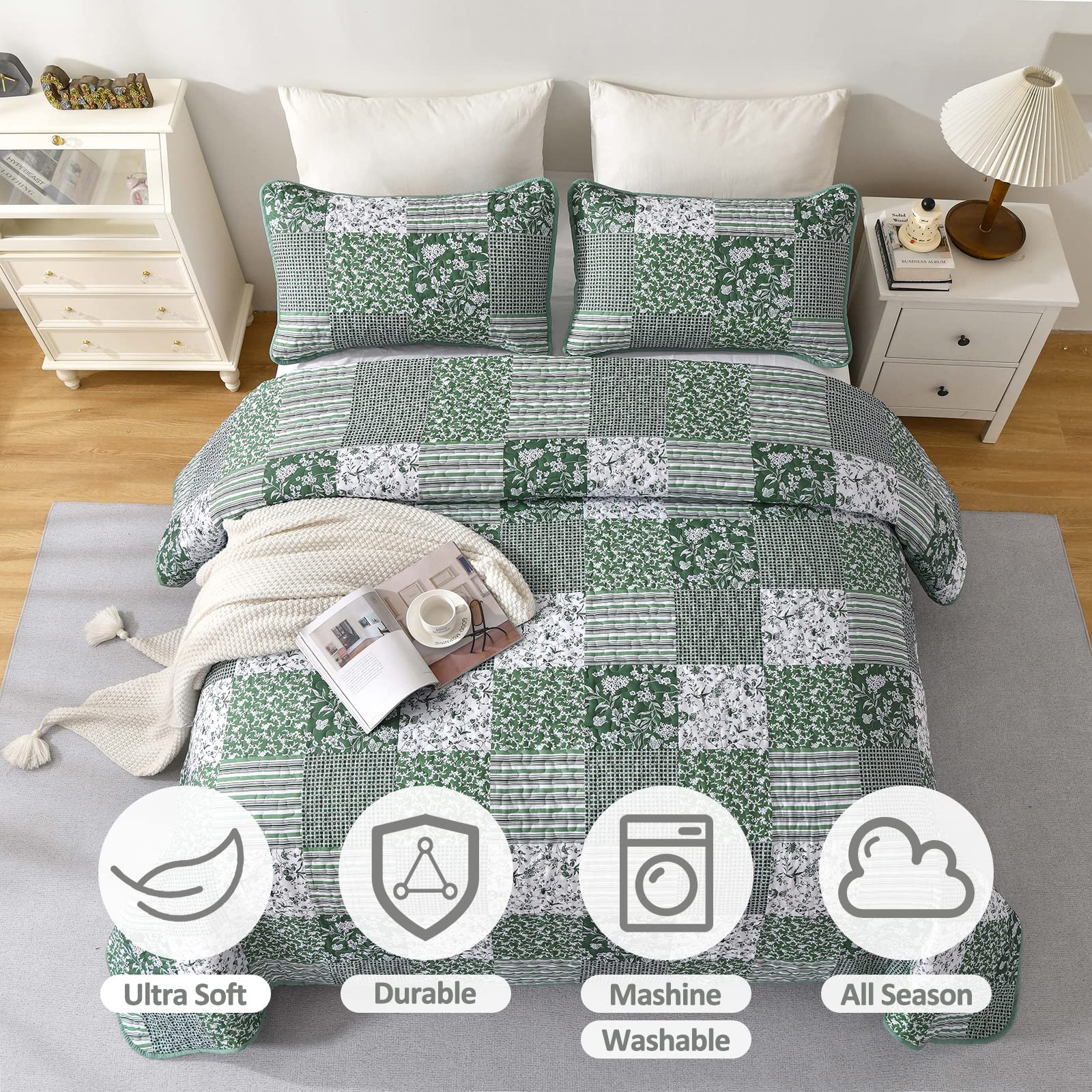 Reversible design offers two looks for flexible bedroom styling.