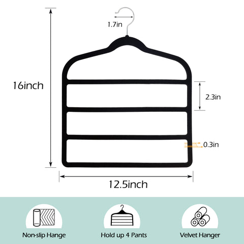 Myfolrena multi-use hanger suits jeans, scarves, and ties with a single sleek solution.