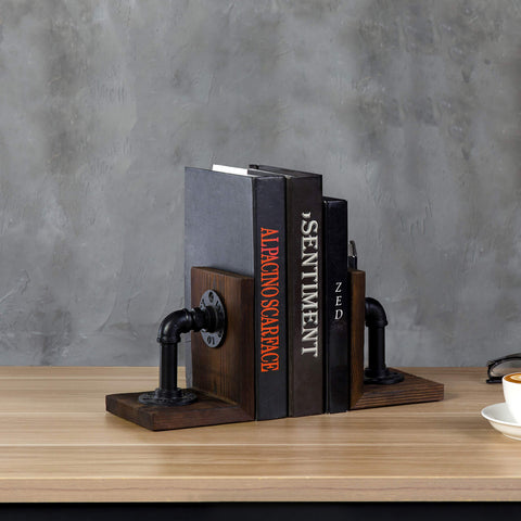 MyGift dark brown finish complements modern, farmhouse, and industrial spaces.