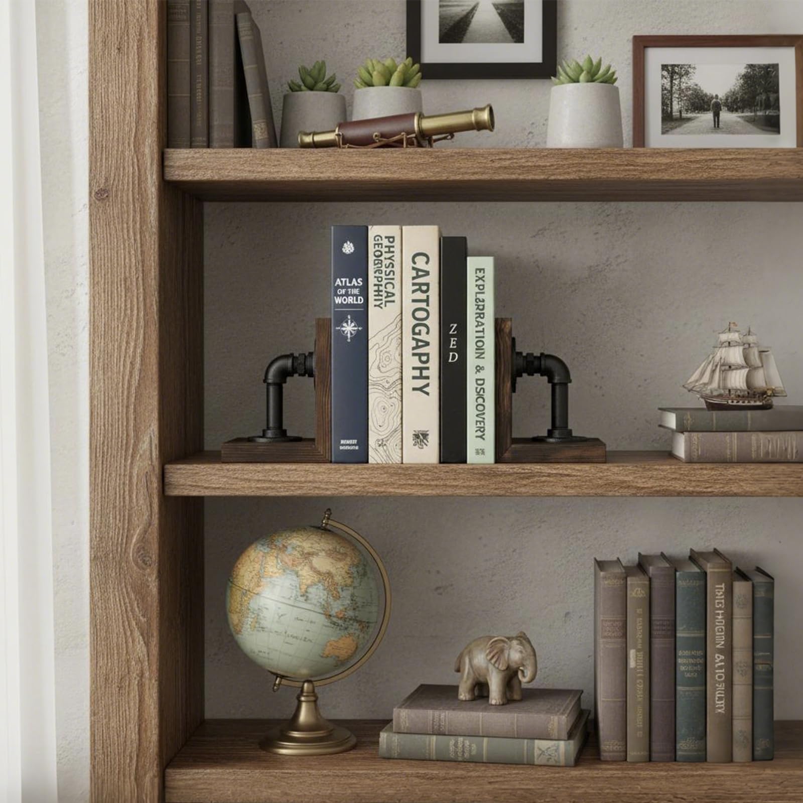 MyGift hand-torched pine wood detail adds warm rustic charm.