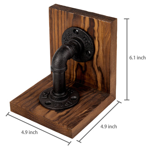 MyGift book ends versatile decor for shelves and media.