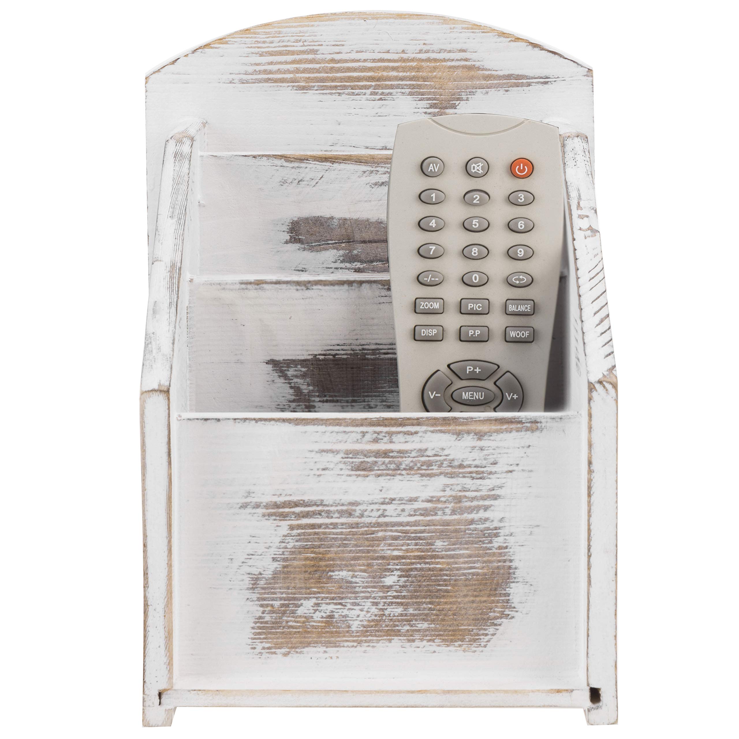 MyGift compact remote holder on a desk for quick access to remotes.
