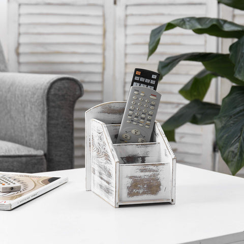 MyGift remote organizer with three compartments offers easy access to multiple remotes.