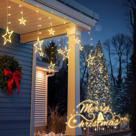 MYGOTO IP44 waterproof lights withstand rain and snow outdoors.
