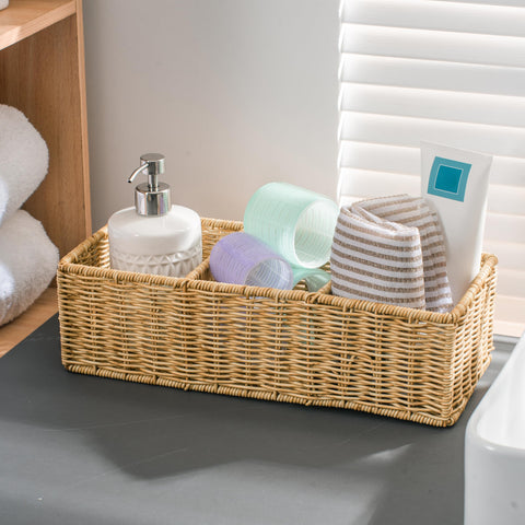 myHomeBody basket features coated metal supports for lasting daily use