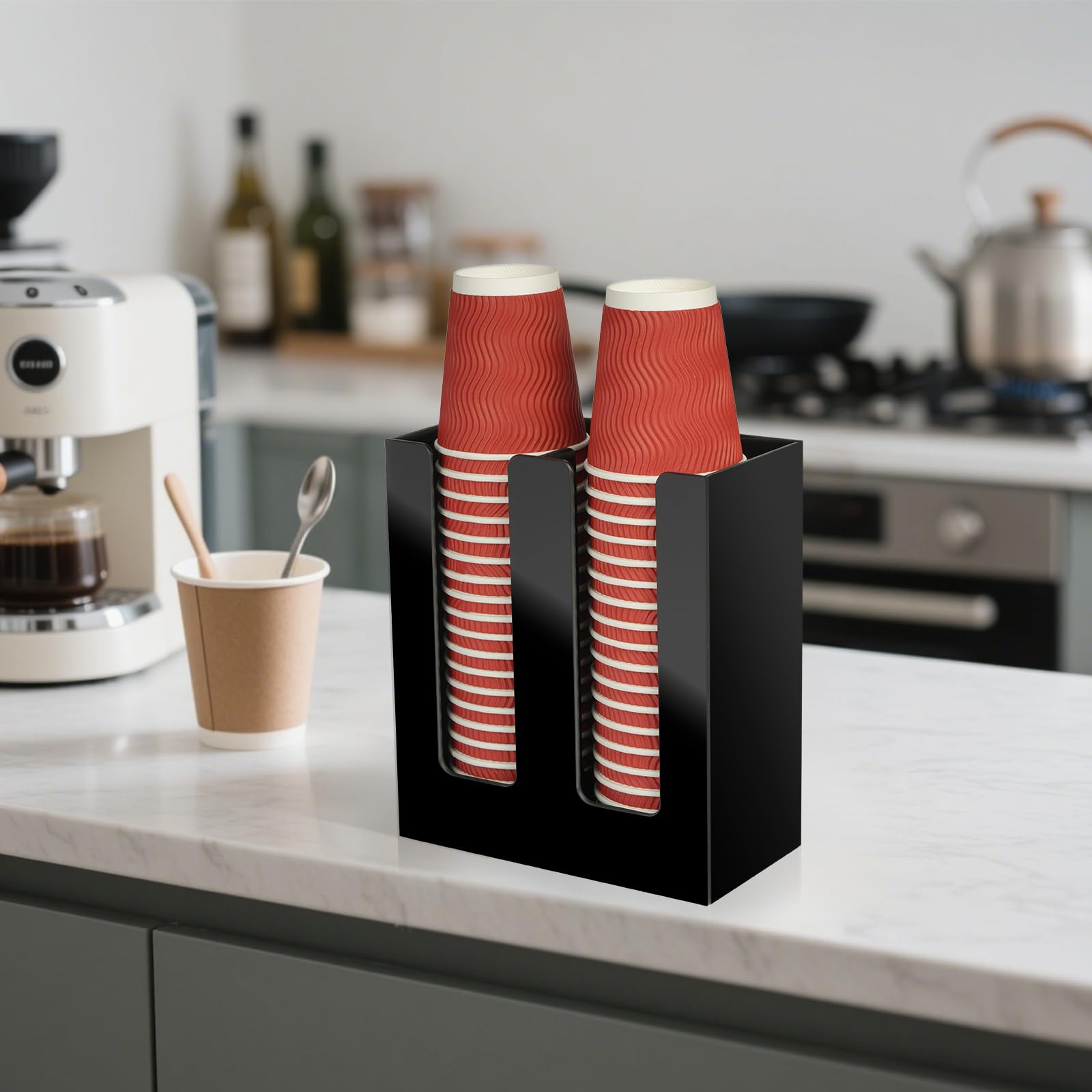 MYITYARD sleek acrylic surface adds a modern touch to coffee corners.