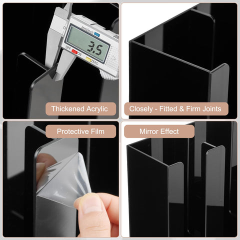 MYITYARD two-compartment organizer keeps cups and lids neatly separated.