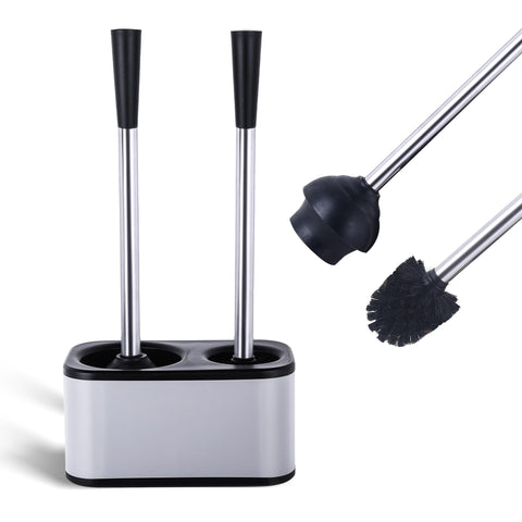 My Joy Shop stainless steel toilet brush ready for thorough cleaning
