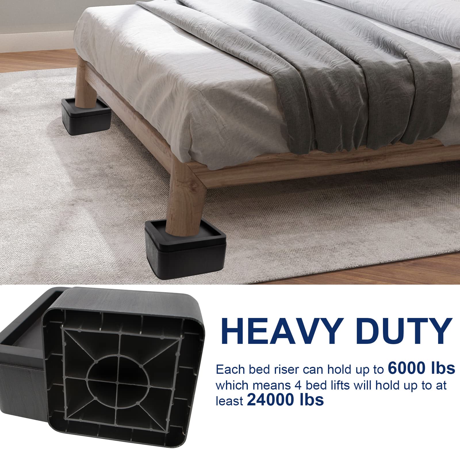 MYMULIKE risers fit desks, chairs, sofas, tables for elevated layouts