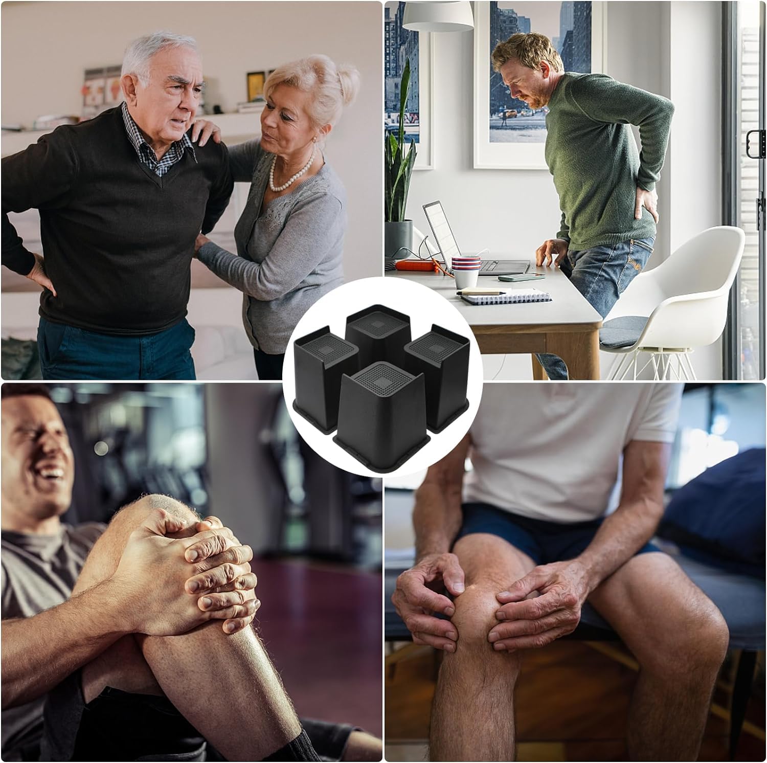 MYMULIKE risers fit beds, sofas, tables, and chairs for versatile use.