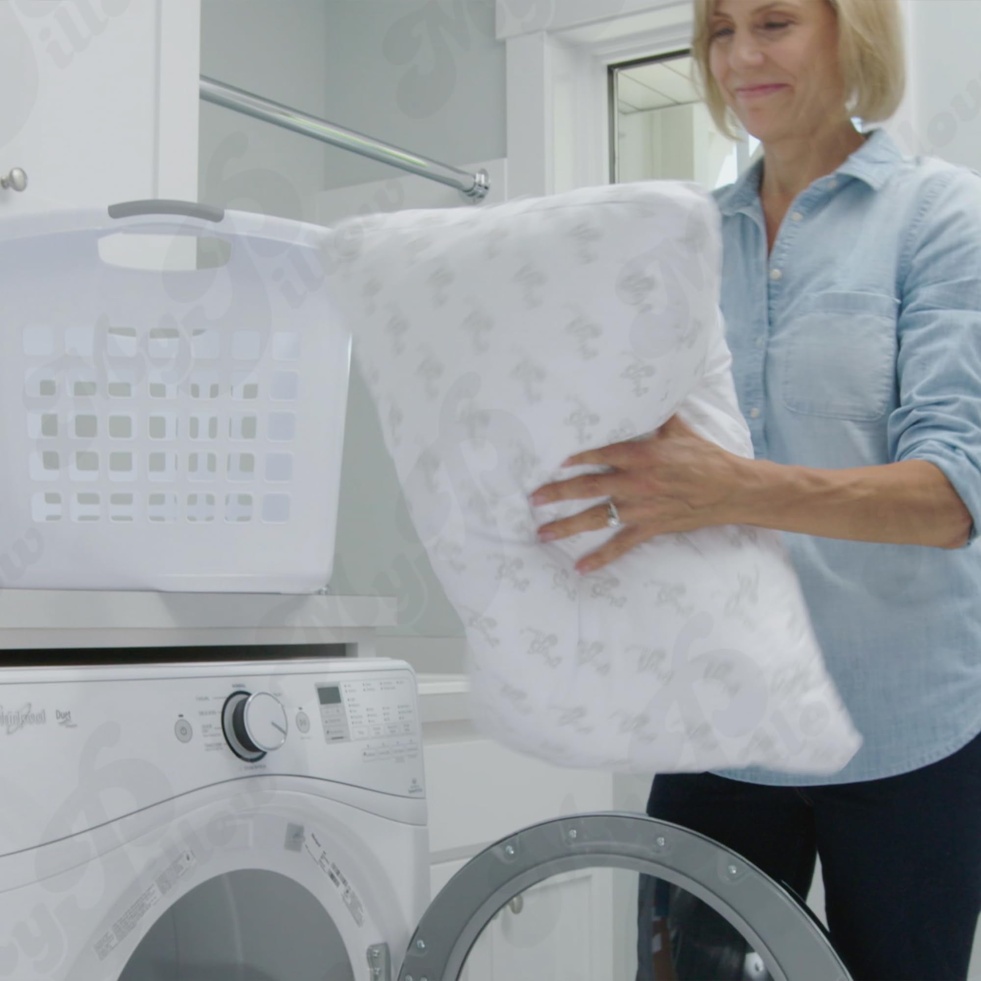 MyPillow Classic Pillow maintains freshness with regular washing.