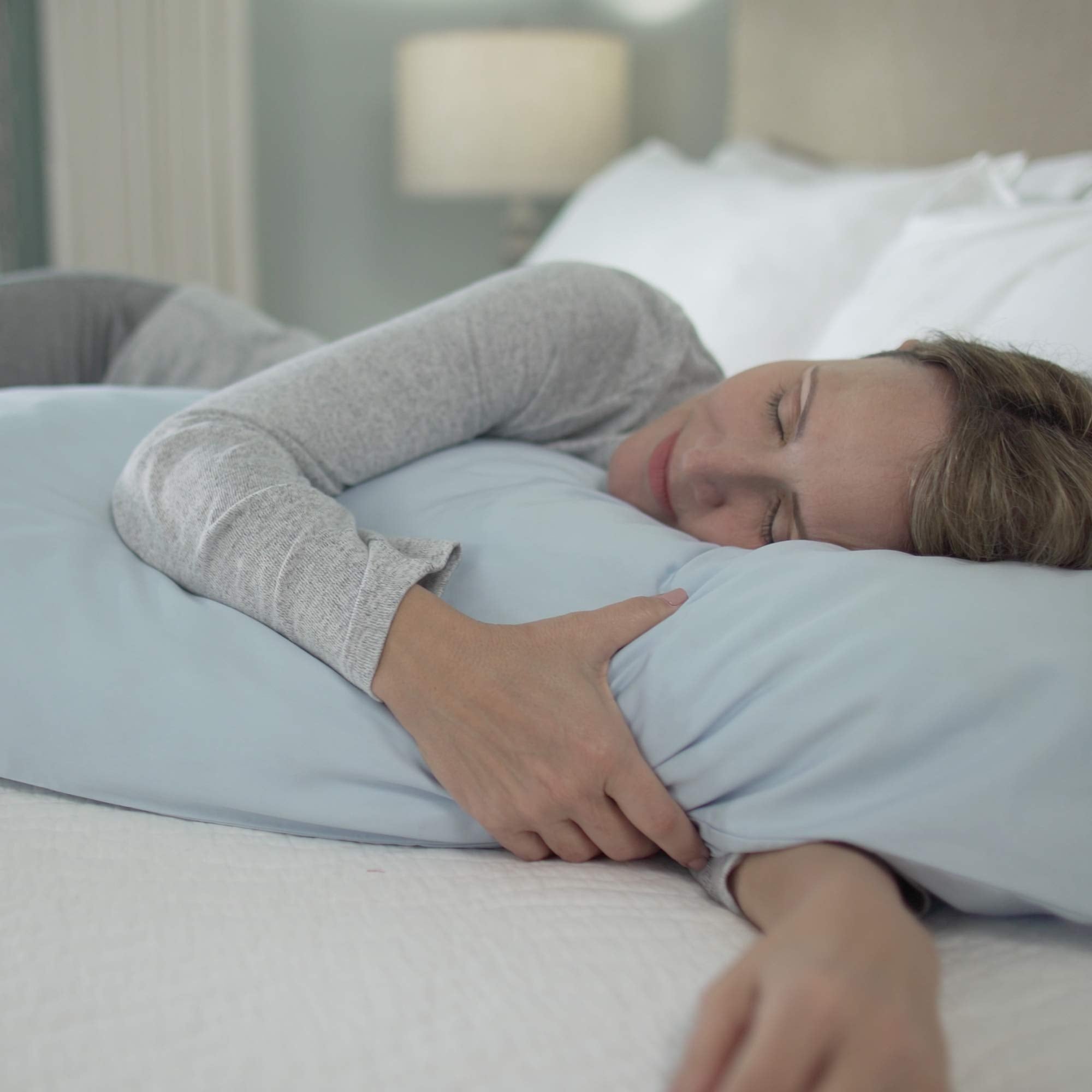 MyPillow with interlocking fill maintains loft and shape