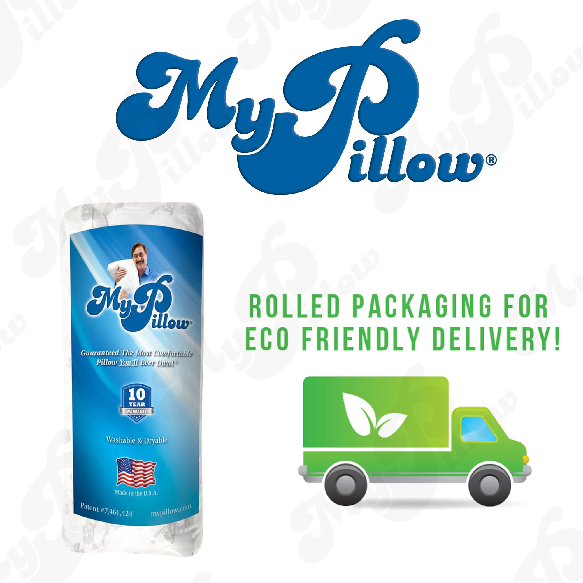 MyPillow Premium king-size pillow back sleeper support helps maintain spine comfort